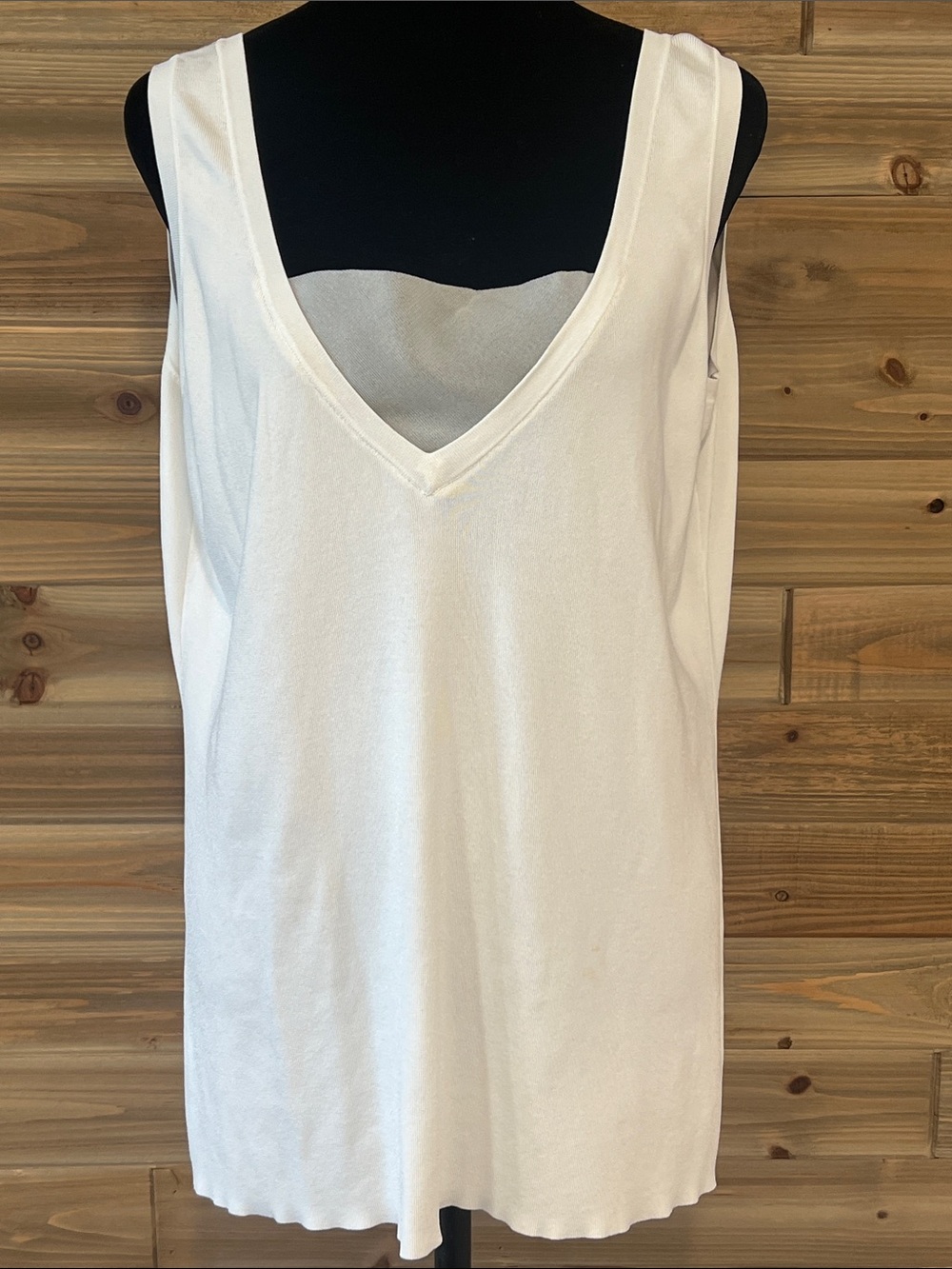 Marina Rinaldi V-Neck Sleeveless Top